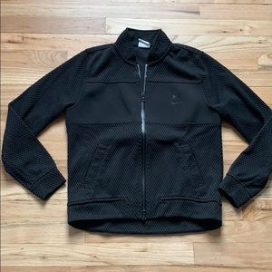 Reebok Black Mesh Cropped Jacket